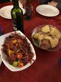 Tasajo con boniatos