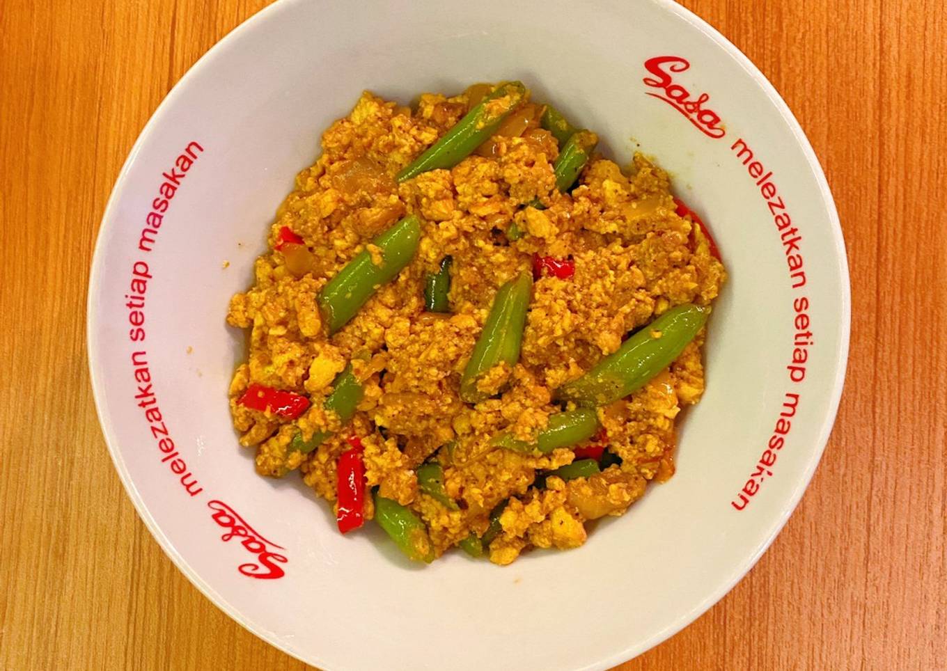 Tumis buncis daging giling + tahu ala imperial ⭐️⭐️⭐️⭐️⭐️