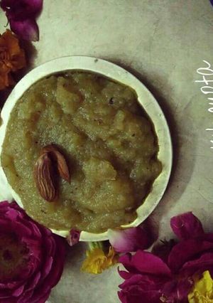 A picture of Potato halwa.