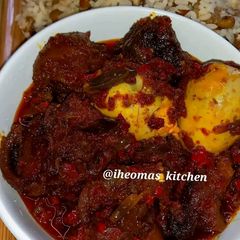 A picture of OBE ATA DINDIN (BUKA STEW) | NIGERIAN FRIED PEPPER STEW.