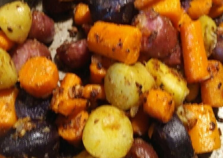 Recipe of Quick Potatoes with Carrots