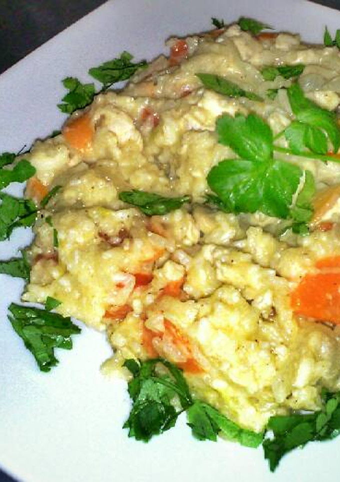 Una foto de Risotto de Pollo y Champignon