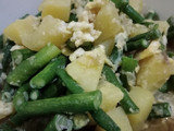 Diet : Kentang Kacang Panjang Orak Arik Telur