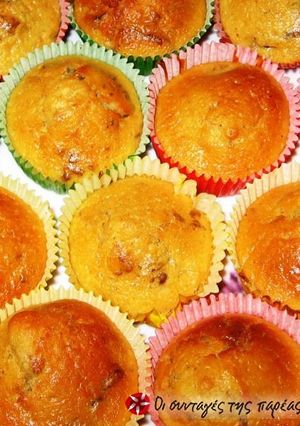 Φωτογραφία της συνταγής Muffins κανέλα-πορτοκάλι-καρύδι