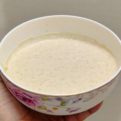 A picture of Quality Kheer by accident (Overboiled milk) from scratch.