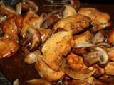 chicken mushroom stir fry