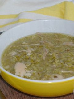 صورة لوصفة شوربة فريك بالدجاج