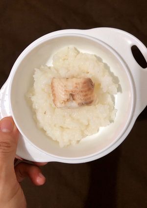 Foto resep Mpasi 10 bulan(Nasi, Sayur bening, bayam, jagung, nila kukus)