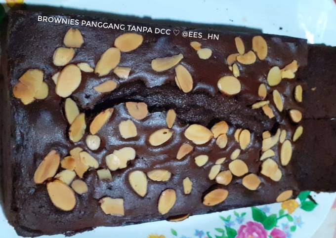 Cara Membuat 05. Brownies Panggang Ekonomis dan gampang (browpang) Tanpa DCC yang Lezat Sekali