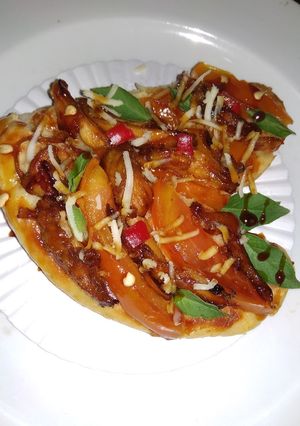 Foto resep Pizza Ayam bakar