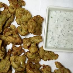 A picture of Cauliflower fritters.