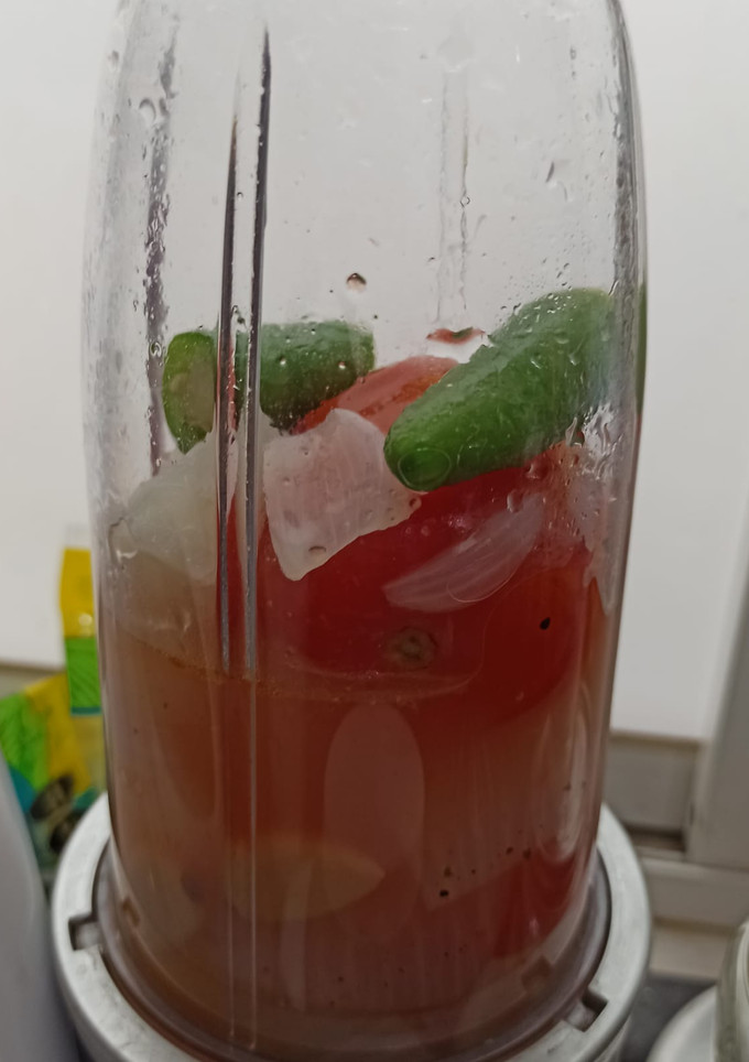 Una foto de Caldillo de tomate