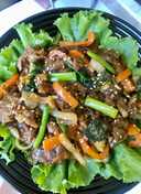 Mongolian beef stir fry