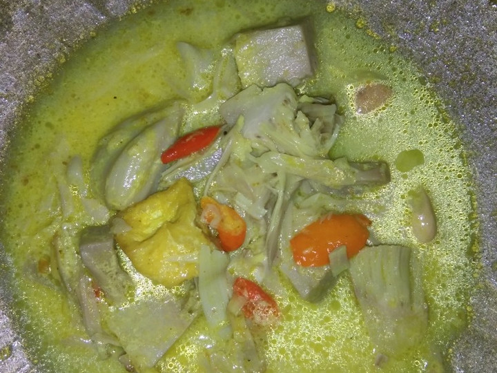 Standar Cara gampang buat Sayur Santan nangka yang istimewa