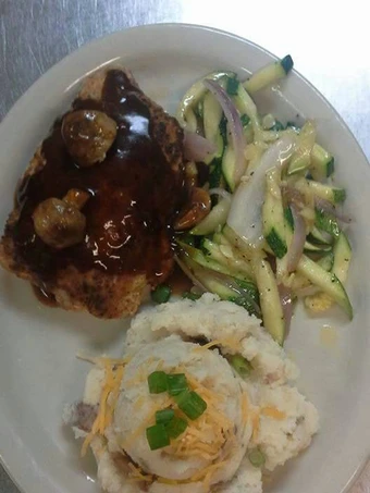 Easy Ways Make Recipes Stuffed pork chop topped with mushroom bordelaise sauce the So Delicious Can Pamper Your Tongue.