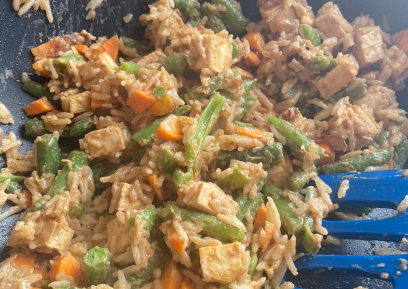 Tofu stew with peanut butter sauce