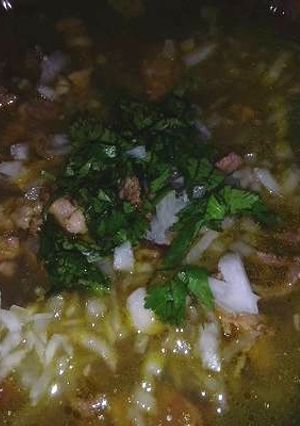 Una foto de Carne en su jugo