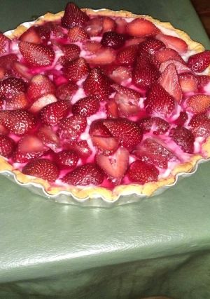 Una foto de Tarta de frutillas