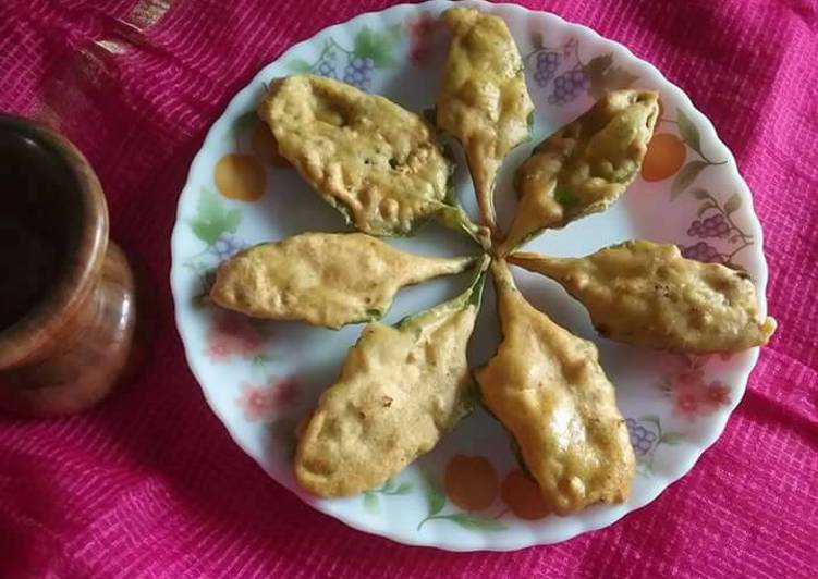 Palak ke patto ke pakode
