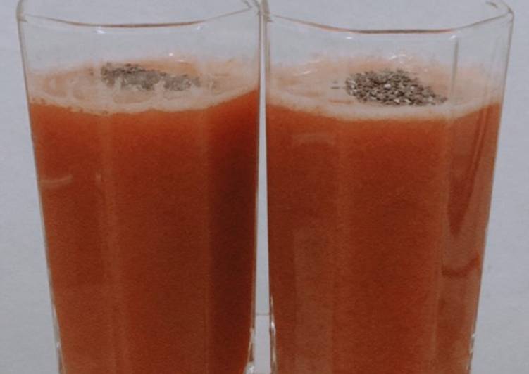 Cara Gampang Membuat Cold Pressed Juice (Apel, Wortel, Tomat, Seledri), Lezat Sekali