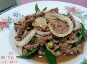 Foto resep Beef Yakiniku aLa2 Hokben