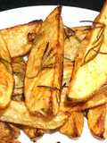 Gajos de papas rústicas asadas al romero