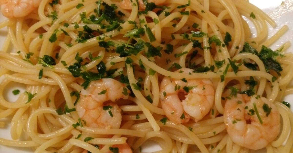 Prawn and prosecco spaghetti Recipe by Miss Fluffy's Cooking (Angie's ...
