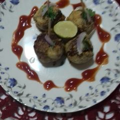A picture of Veg gulati kababs.