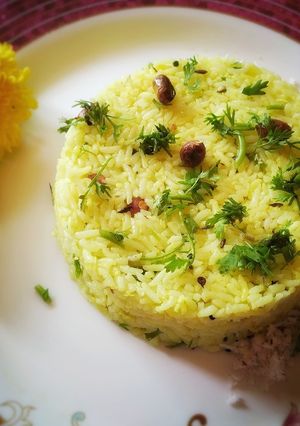 A picture of Lemon Rice.