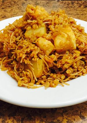 صورة لوصفة طريقة عمل برغل بالبندورة