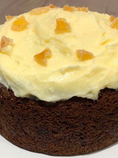 Una foto de Carrot cake