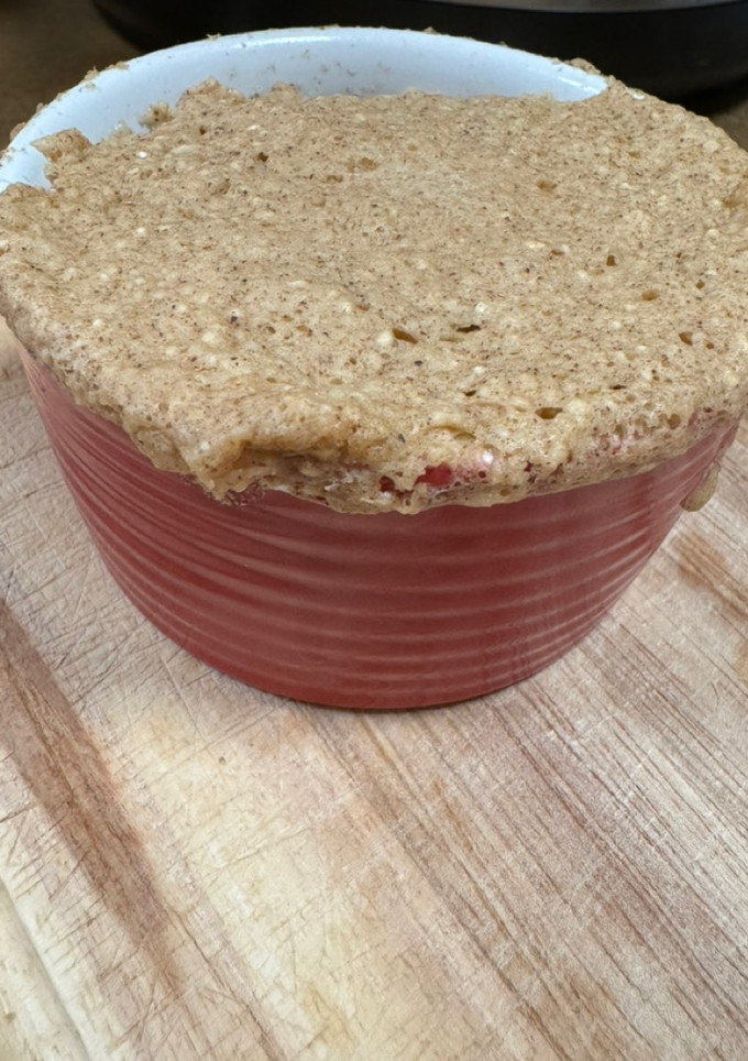 Una foto de Muffin de manzana con avena fit