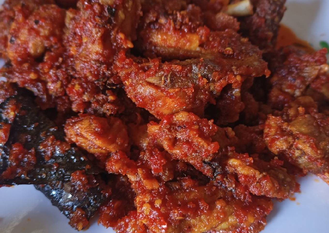 Ayam goreng sambal Gula merah