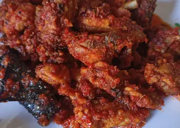 Siap Saji Ayam goreng sambal Gula merah Ala Restoran