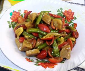 Resep Populer Oseng Kulit Melinjo Kacang panjang dan Bakso Nikmat Lezat