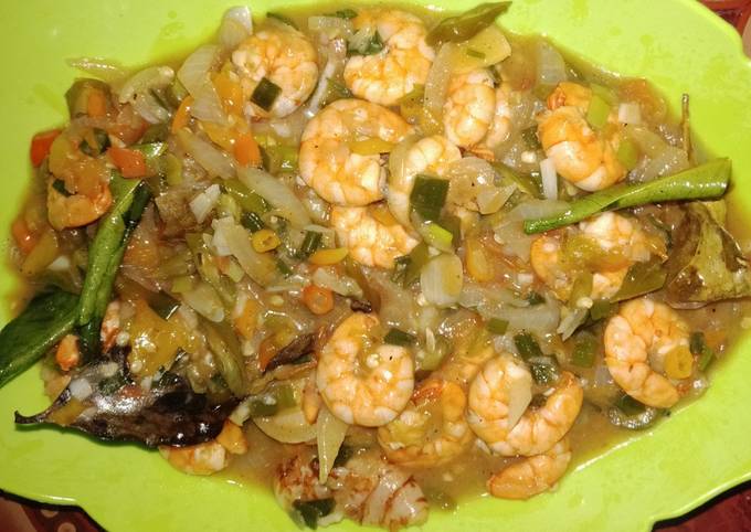 Resep Oseng udang cabe hijau Anti Gagal