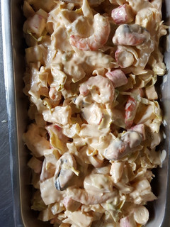 Una foto de Ensalada de marisco