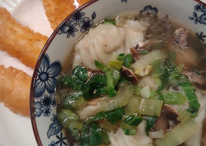 Easy Veg Heavy Wonton Soup