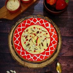A picture of Apple Payasam (Apple Pudding).