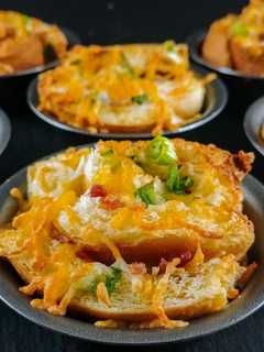 A picture of Bacon and Cheese Breakfast Cups.