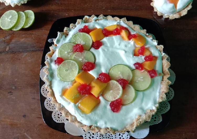 Cara Gampang Memasak Raspberry Mango Lime Pie Mudah