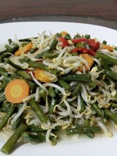 Foto resep Tumis Tauge Kacang Panjang