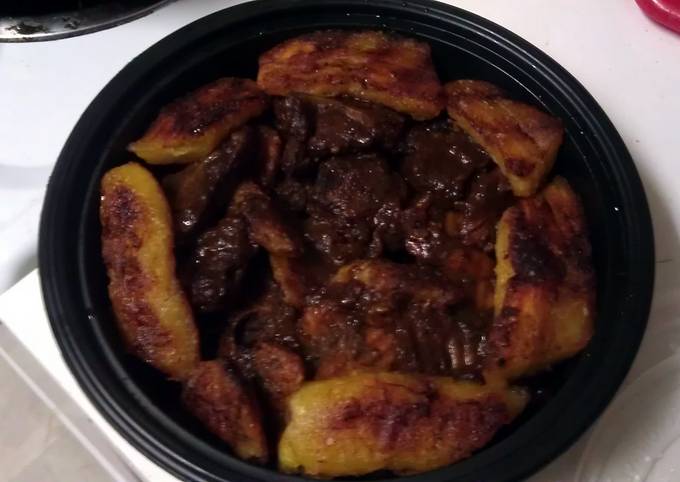 Easiest Way to Make Favorite oxtails n drunk sweet plantains