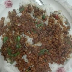 A picture of Dal chawal.