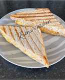Cheese and Onion Grilled Sandwich: