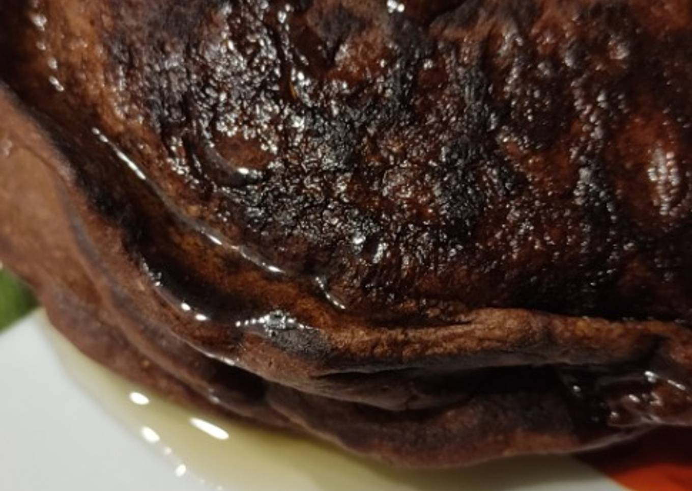 Tortitas de Avena, Plátano y Chocolate