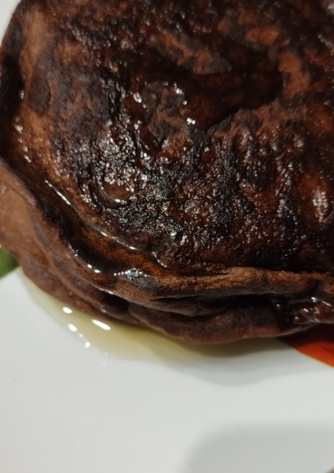 Una foto de Tortitas de Avena, Plátano y Chocolate