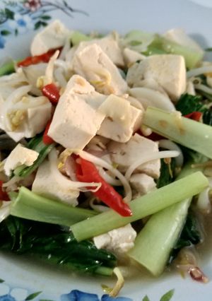 Foto resep Tumis Sawi,toge,tahu l