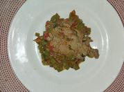 Una foto de bisteck jitomate y cebolla