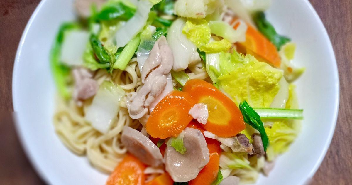 Mie siram capcay